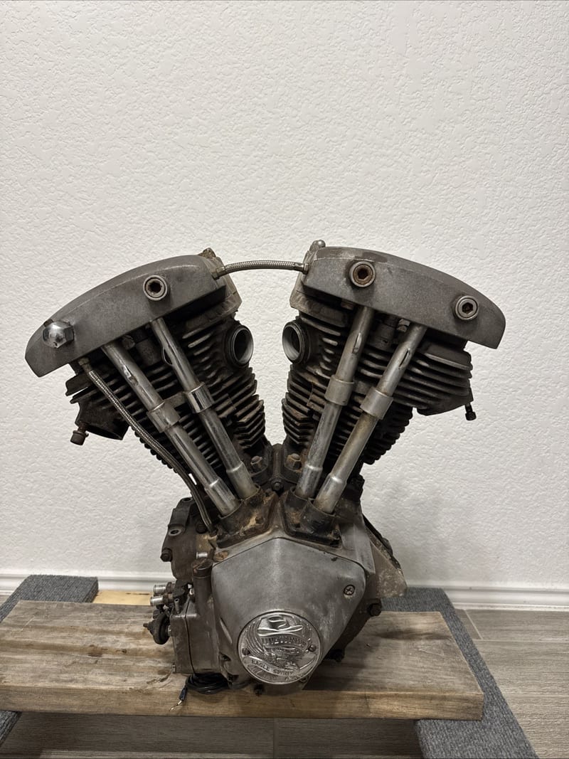 1976 Harley FXE Shovelhead Engine Motor Shovel Head Chopper (Running Motor)